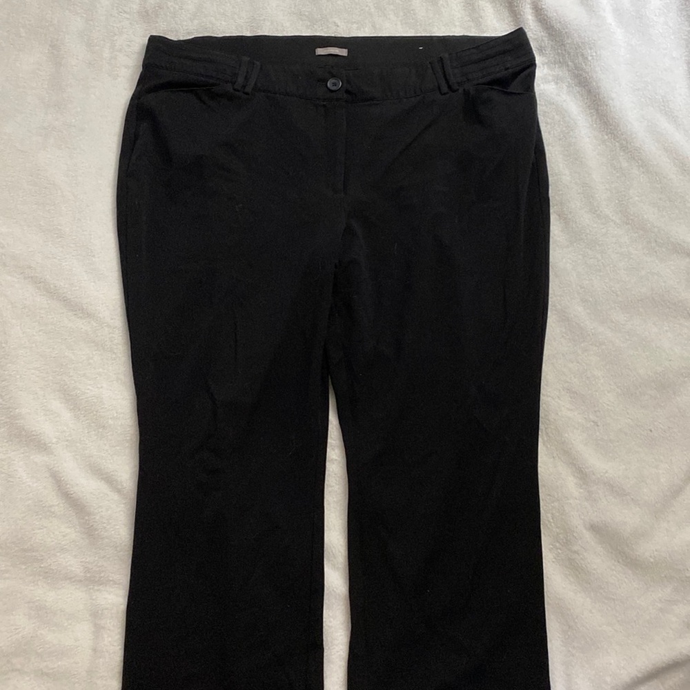 Black Slacks; from Maurice’s; size: 24W